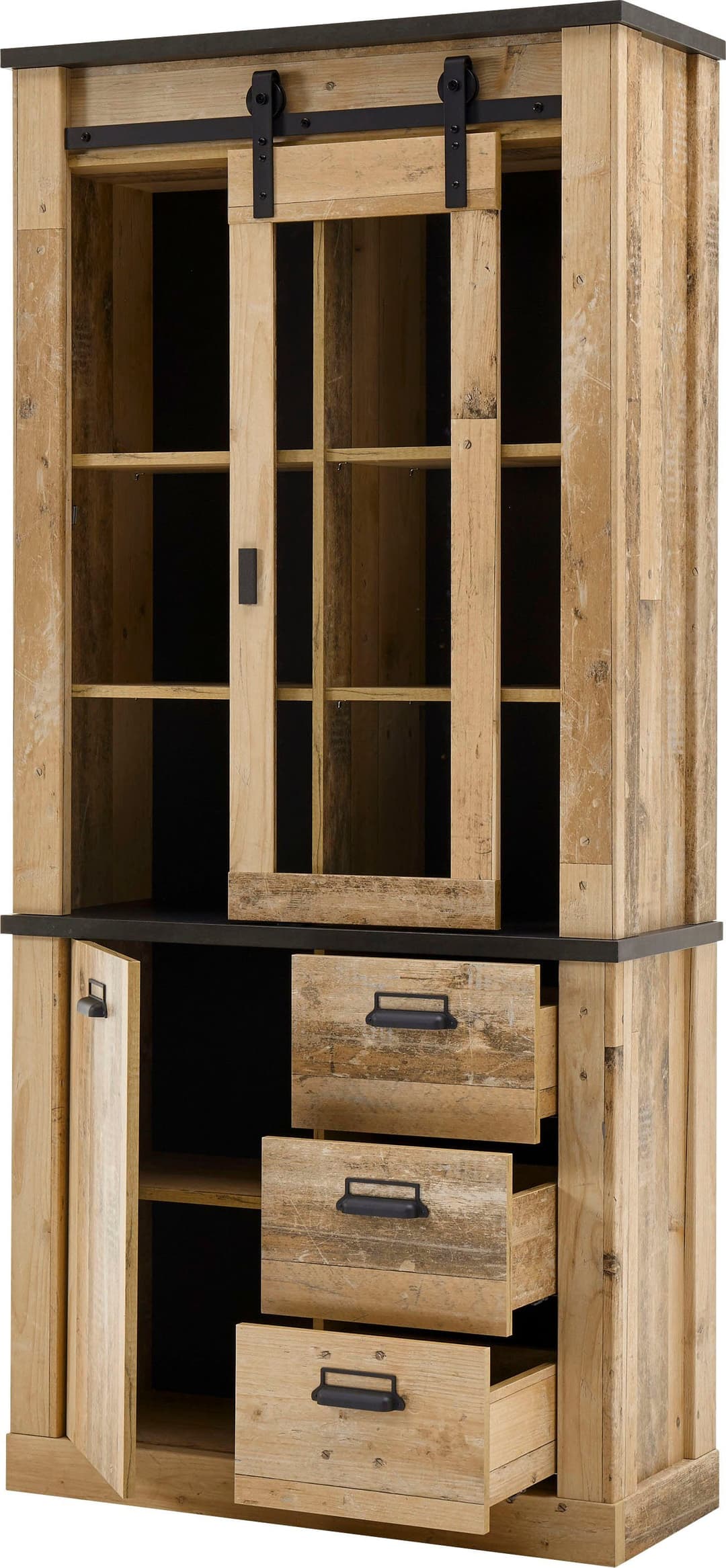 Home affaire Vitrine SHERWOOD | Holztöne