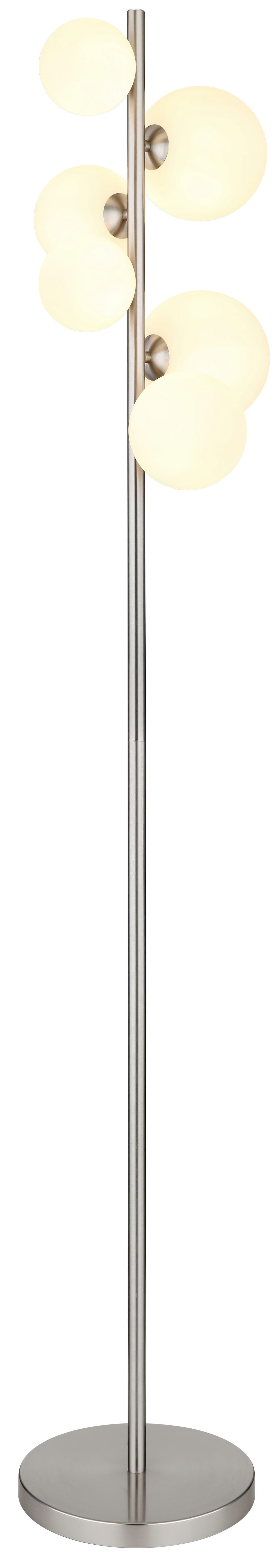 GLOBO LIGHTING Stehlampe RIHA | Silber