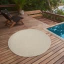 the carpet Teppich Kansas rund | Beige 3