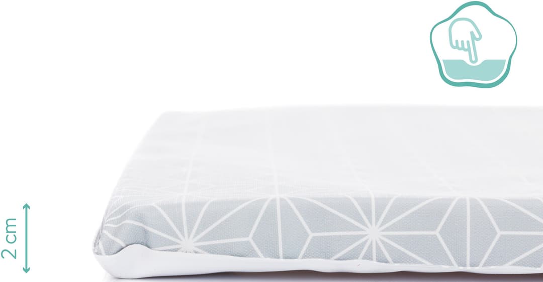 Fillikid Wickelauflage Eco | Grau