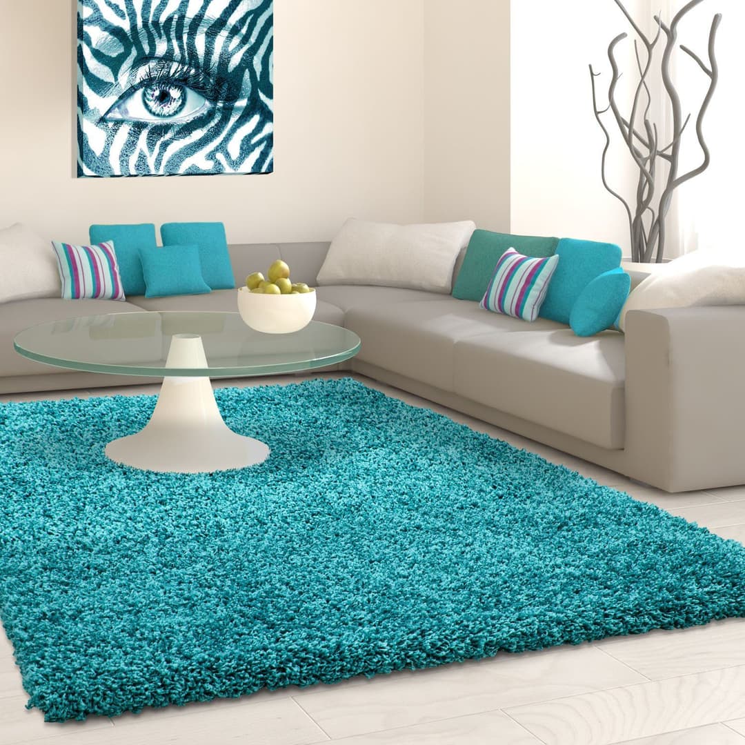 Ayyildiz Teppiche Hochflor-Teppich Life Shaggy 1500 | Türkis