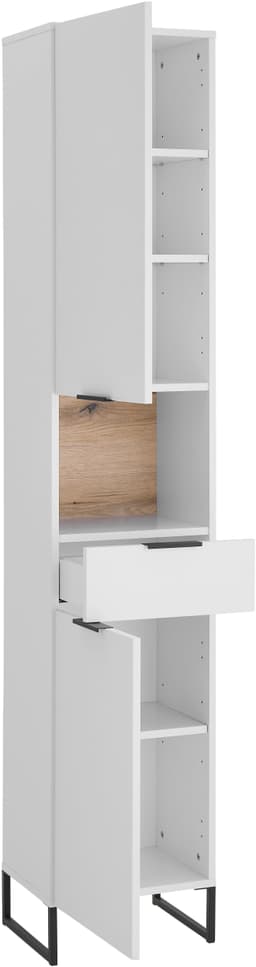 BASIC by Balculina Hochschrank Denver | Weiß