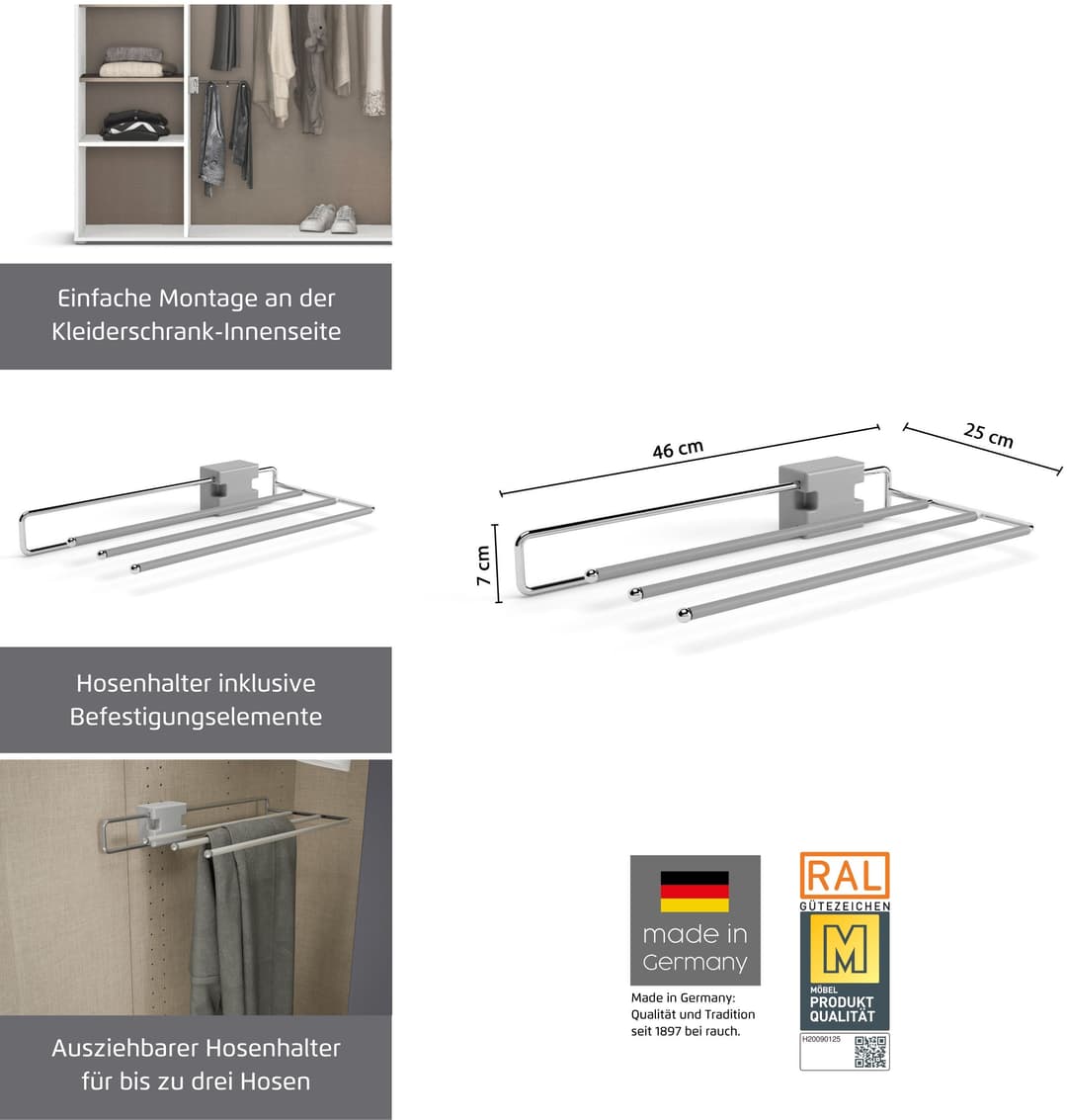 rauch Hosenhalter | Silber