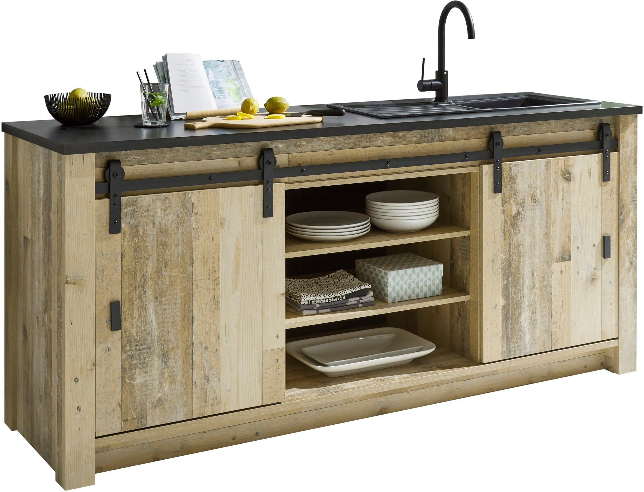 Home affaire Spülenschrank Sherwood | Holztöne