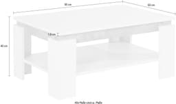 HELA Couchtisch TIM | Grau