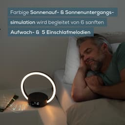 BEURER Tageslichtwecker WL 65 Wake up+Charge | Schwarz