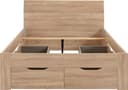 rauch Bett Einzelbett Doppelbett Stauraum FLEXX | Holztöne 3