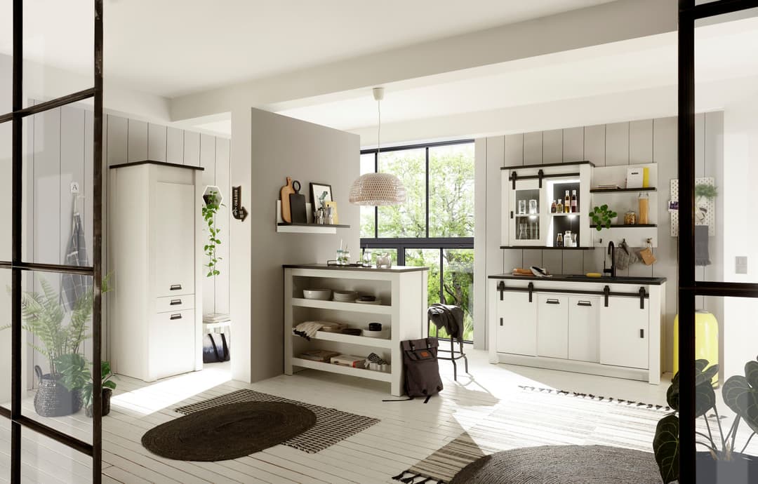 Home affaire Spülenschrank Sherwood | Weiß