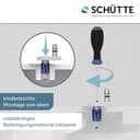 Schütte WC-Sitz Duroplast WHITE E-Form PRO 4 | Weiß 5