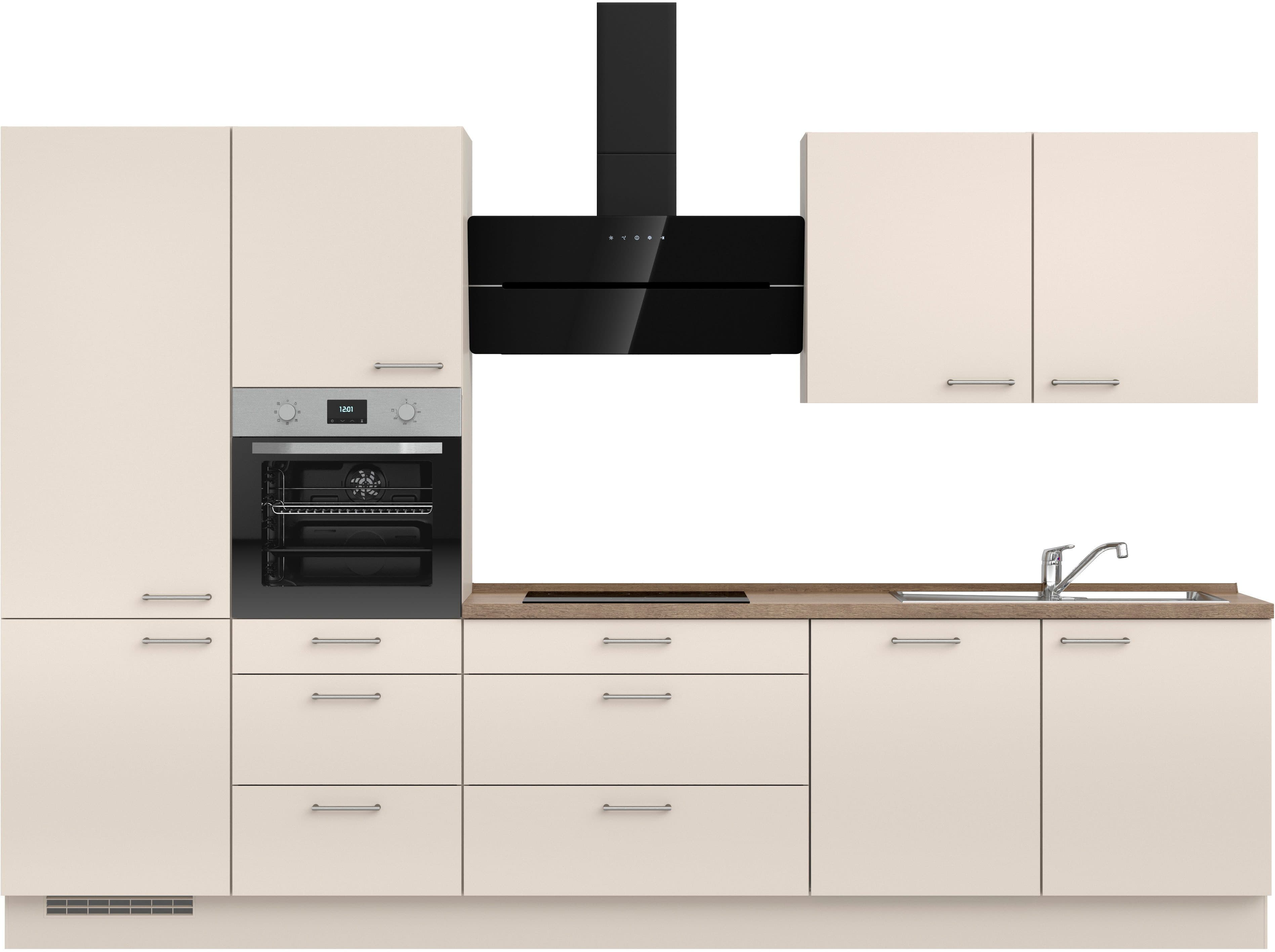 nobilia® Küchenzeile Laser II | Beige