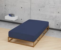 Biberna Spannbettlaken THEA | Blau