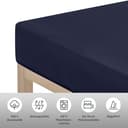 OTTO home PHYSALIS Comfort Spannbettlaken | Blau 3