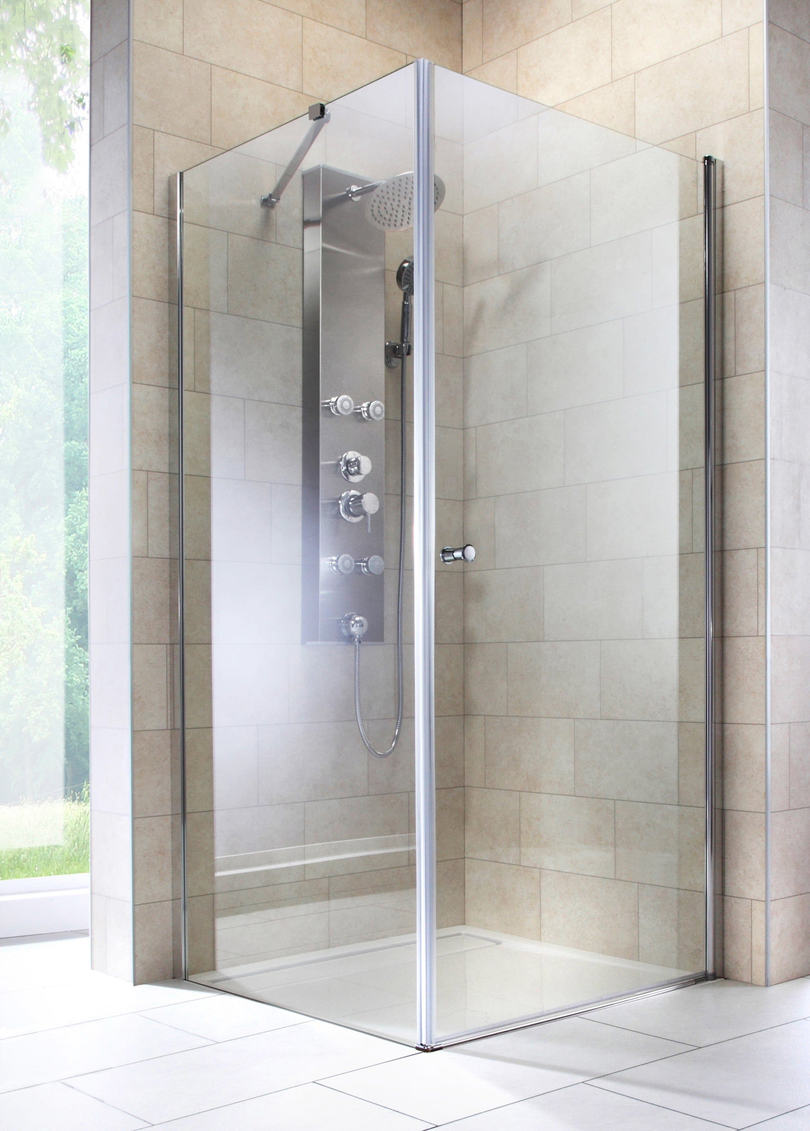 welltime Eckdusche Florenz | Transparent
