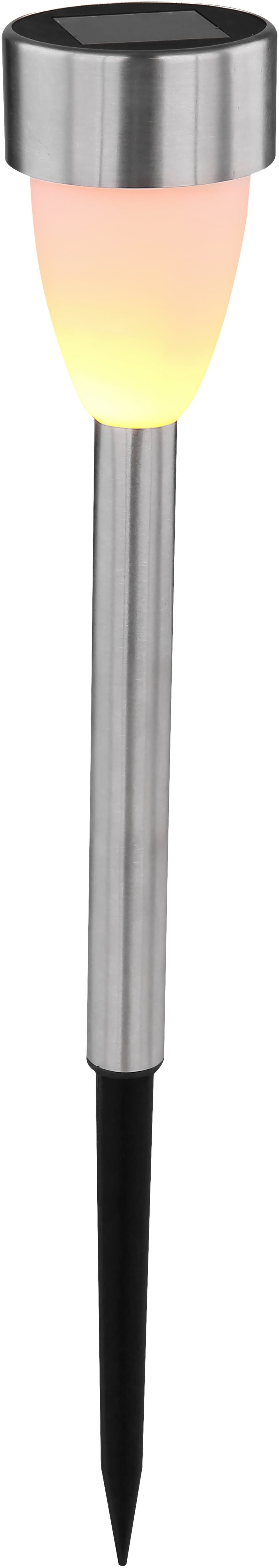 GLOBO LIGHTING LED Solarleuchte SOLAR | Silber