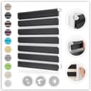Doppelrollo Duo Rollo Klemmfix | Grau