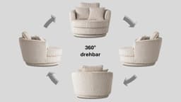 Home affaire Drehsessel MAISIE | Beige