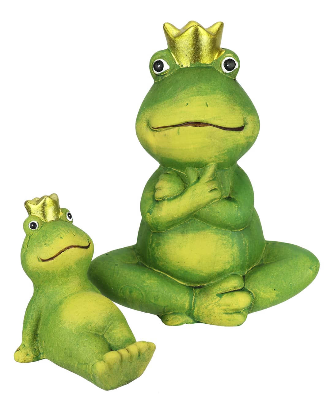 I.GE.A. Dekofigur Froschkönig (2 St) | Grün