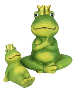 I.GE.A. Dekofigur Froschkönig (2 St) | Grün