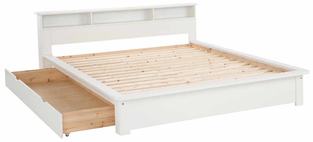 OTTO home Massivholzbett KERO | Weiß