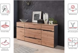 Innostyle Sideboard MEMPHIS | Holztöne