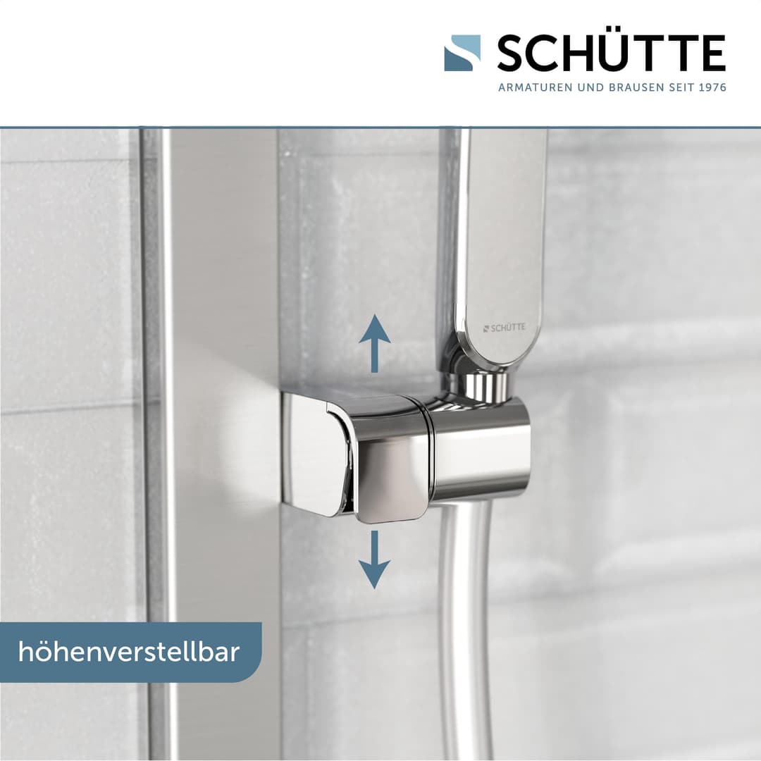 Schütte Stangenbrause-Set KARIBIK | Silber