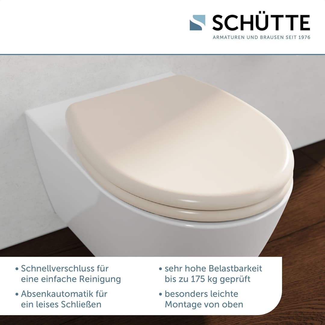 Schütte WC-Sitz | Beige