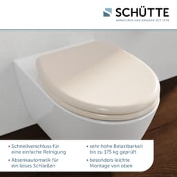 Schütte WC-Sitz | Beige