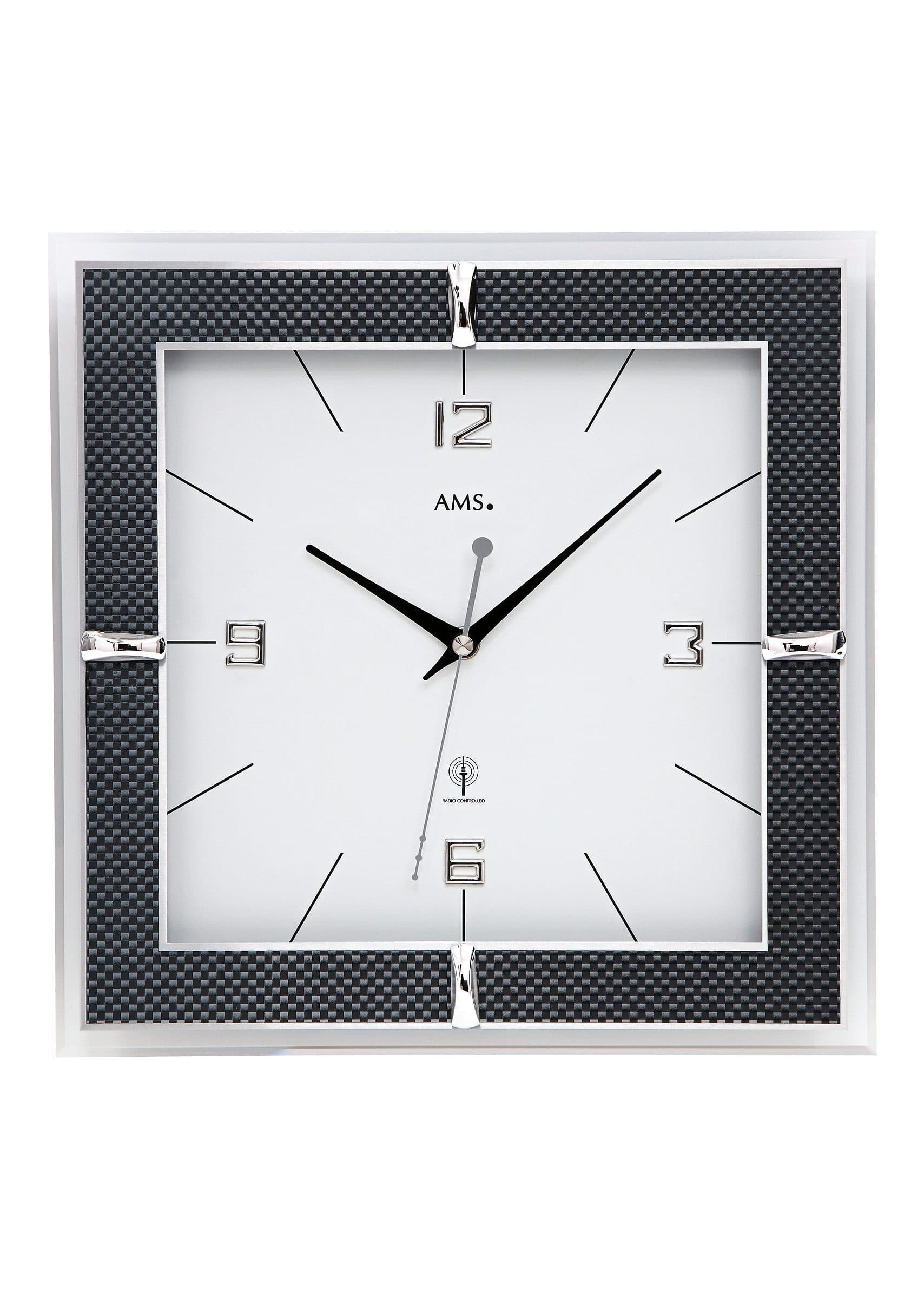 AMS Funkwanduhr F5855 | Mehrfarbig