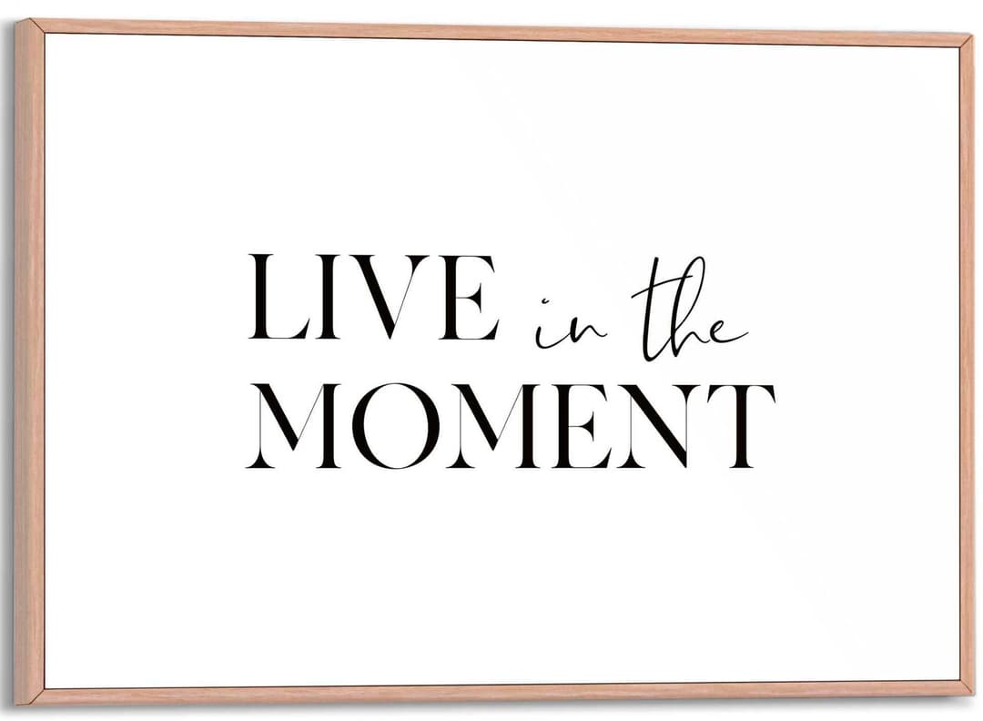 Reinders! Poster Live in the Moment | Mehrfarbig