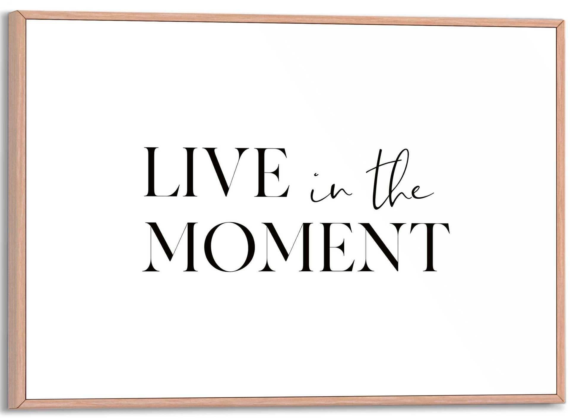 Reinders! Poster Live in the Moment | Mehrfarbig