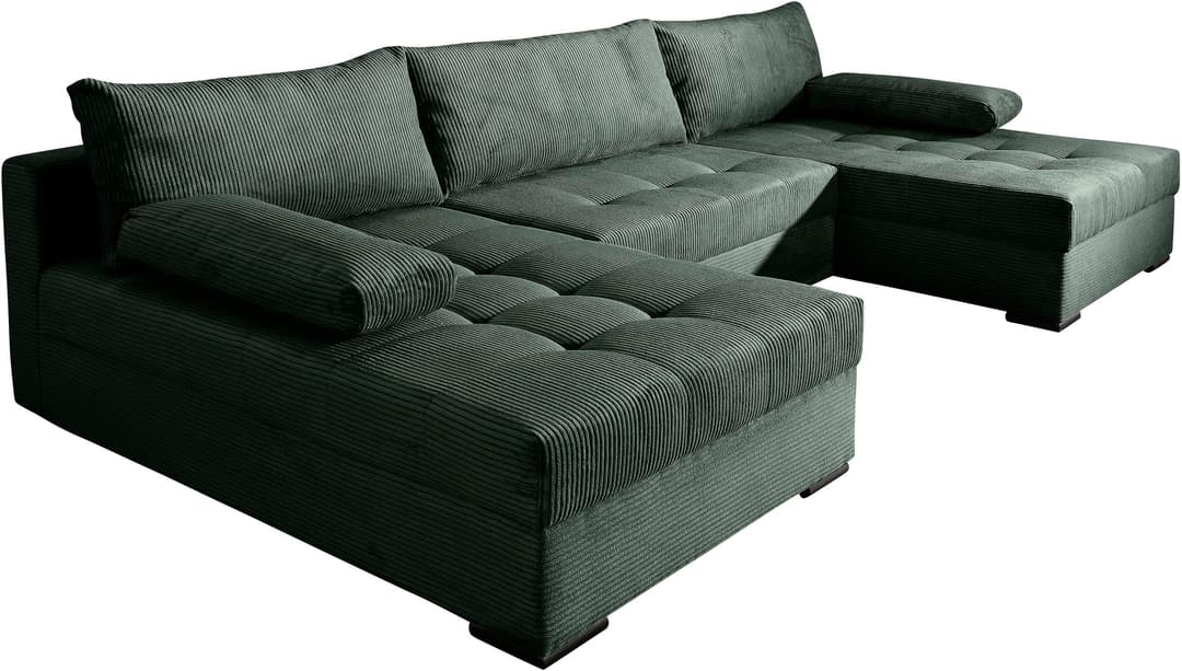 COLLECTION AB Wohnlandschaft Josy U-Form | Grün
