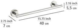 WENKO Handtuchhalter Bosio | Silber