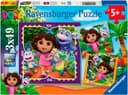 Ravensburger Puzzle 3x49, Dora the Explorer | Mehrfarbig