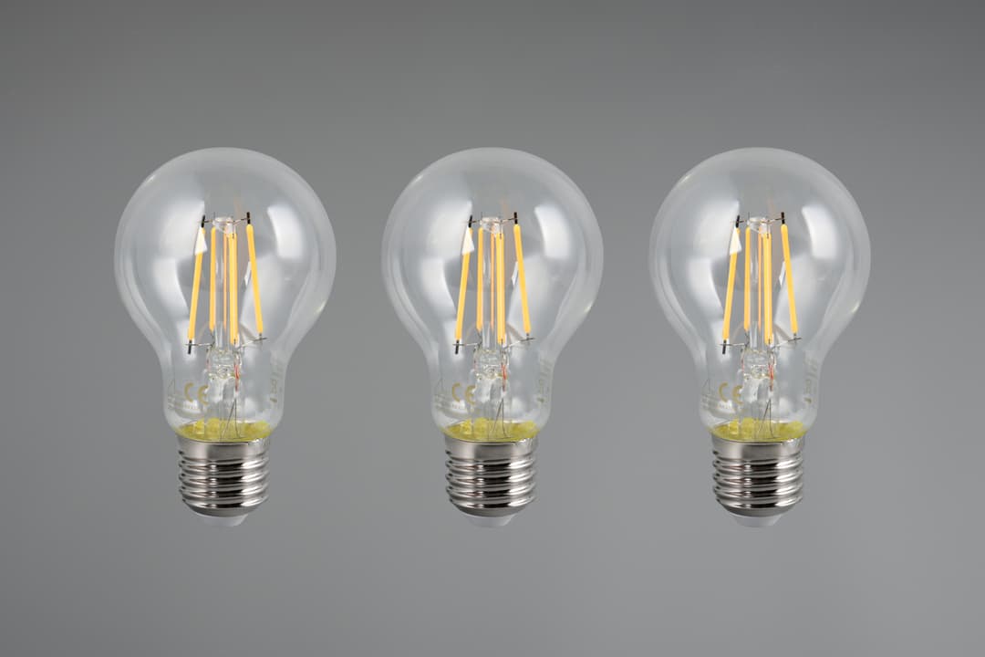 TRIO Leuchten LED-Filament Leuchtmittel Set E27 | Transparent