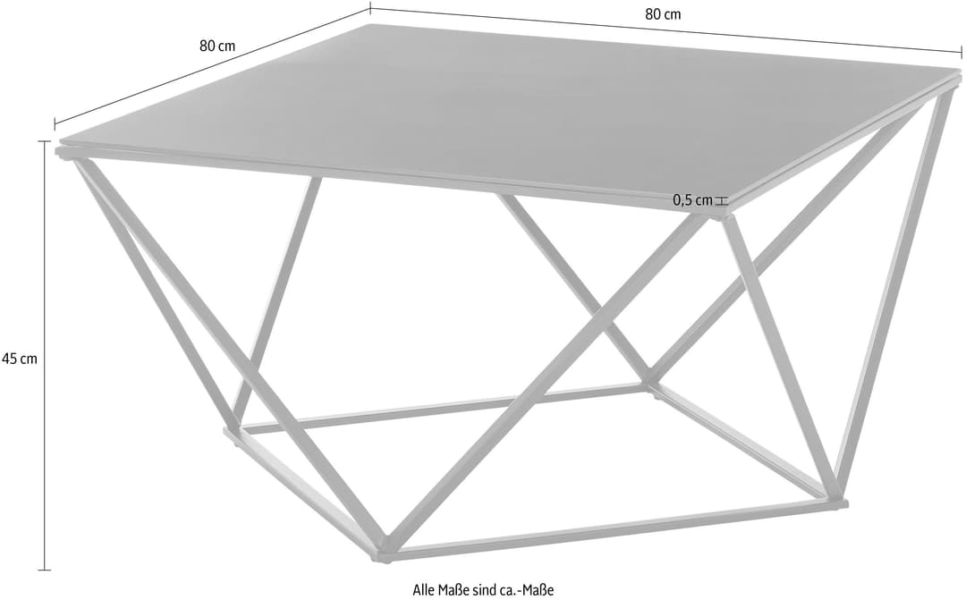 Stolkom Sp.z.o.o. Couchtisch Senta | Schwarz