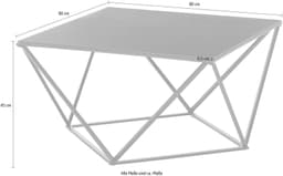Stolkom Sp.z.o.o. Couchtisch Senta | Schwarz