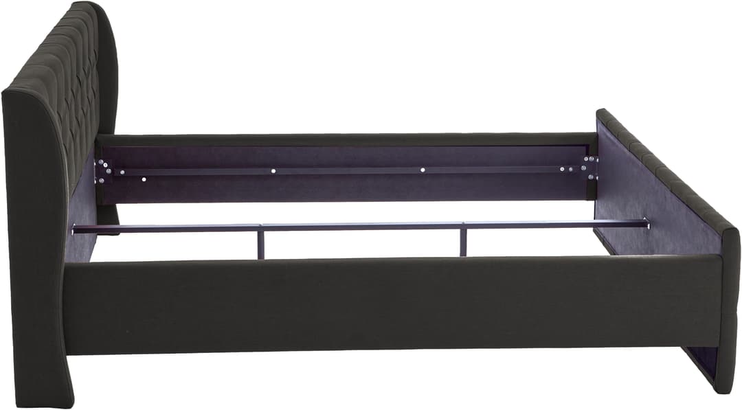 ATLANTIC home collection Polsterbett TAMINA | Grau