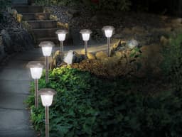 Näve LED Gartenleuchte Gustav | Silber