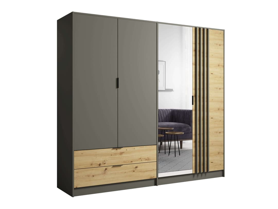 Home affaire Kleiderschrank Loreto | Grau