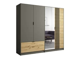Home affaire Kleiderschrank Loreto | Grau