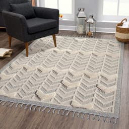 Carpet City Hochflor-Teppich VALENCIA 920 | Grau
