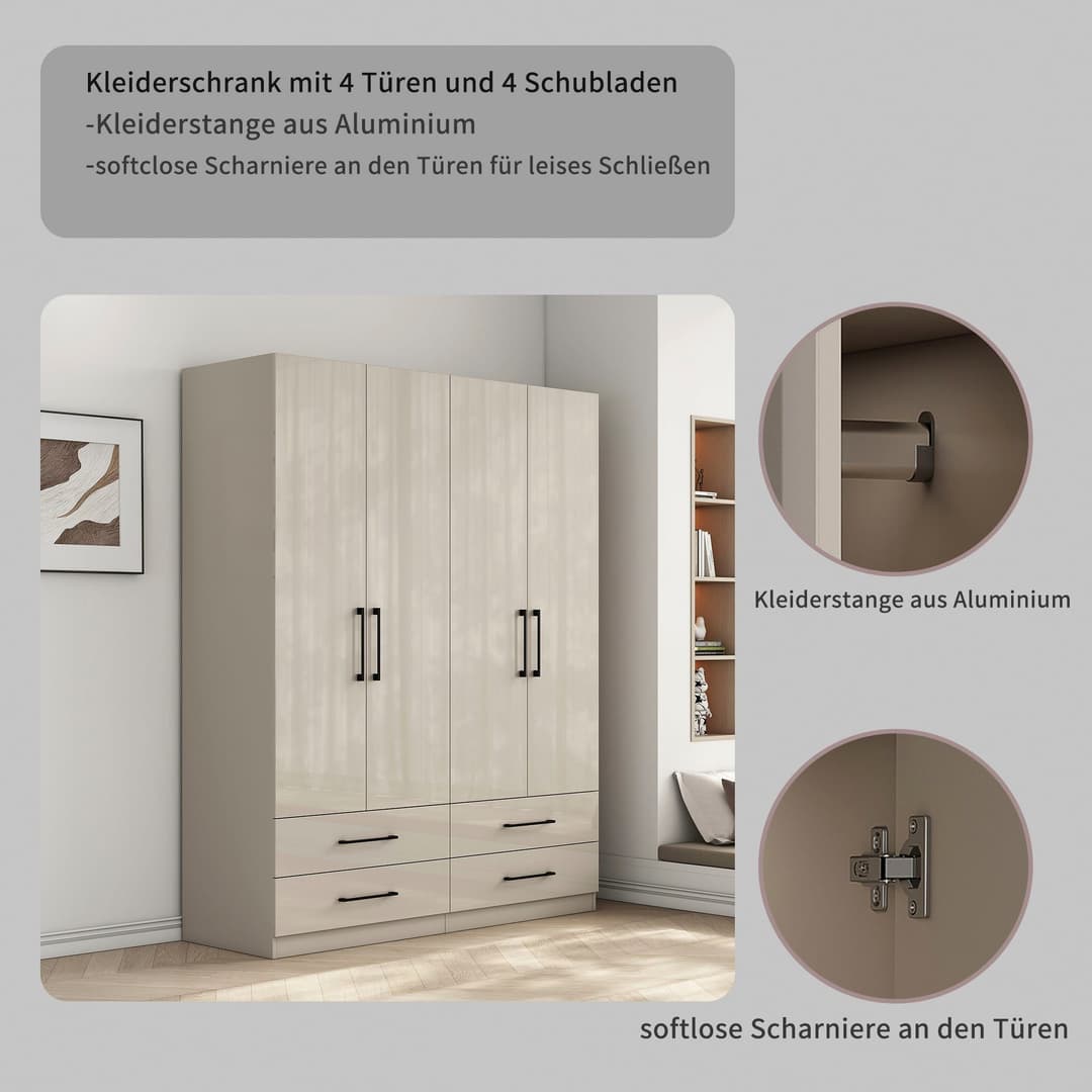 OTTO home Kleiderschrank Sylt | Beige