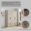 OTTO home Kleiderschrank Sylt | Beige 4
