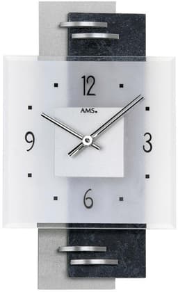 AMS Wanduhr W9245 | Grau