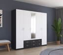 rauch Kleiderschrank GAMMA | Grau 2
