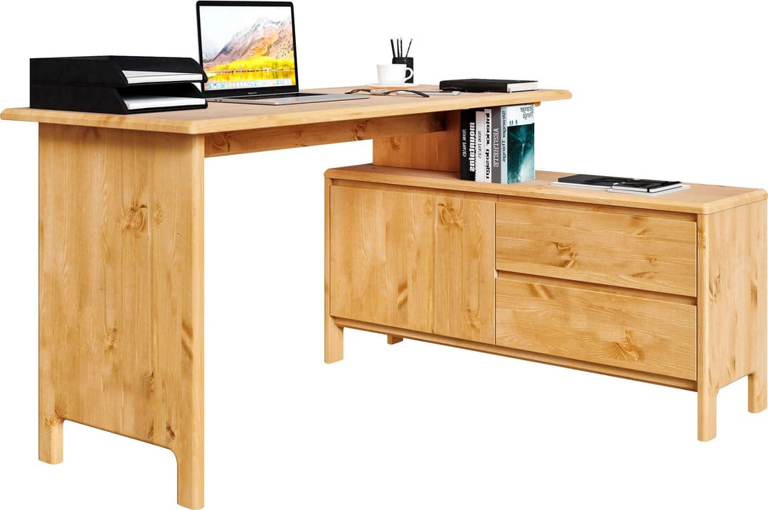 OTTO home Schreibtisch Luven | Holztöne