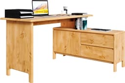OTTO home Schreibtisch Luven | Holztöne