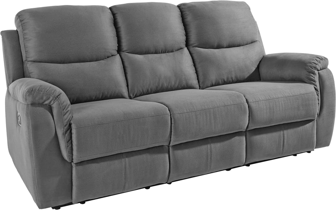 ATLANTIC home collection 3-Sitzer Diana | Grau