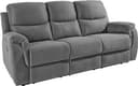 ATLANTIC home collection 3-Sitzer Diana | Grau 2