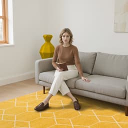 Sanat Teppich Trellis | Gelb